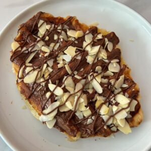 Nutella Almond Croffle